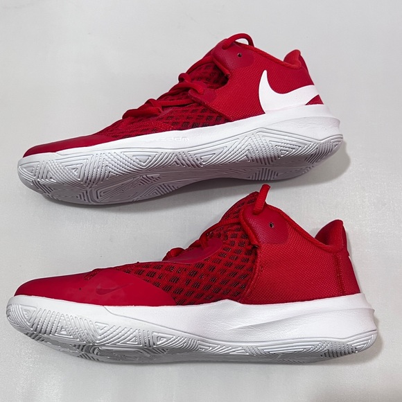 Nike Court Women's HyperSpeed Volleyball Shoes Sneakers Red - Picture 12 of 13